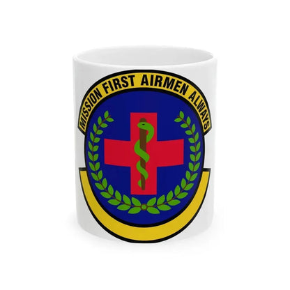 22 Healthcare Operations Squadron AMC (U.S. Air Force) White Coffee Mug 11oz - Go Mug Yourself