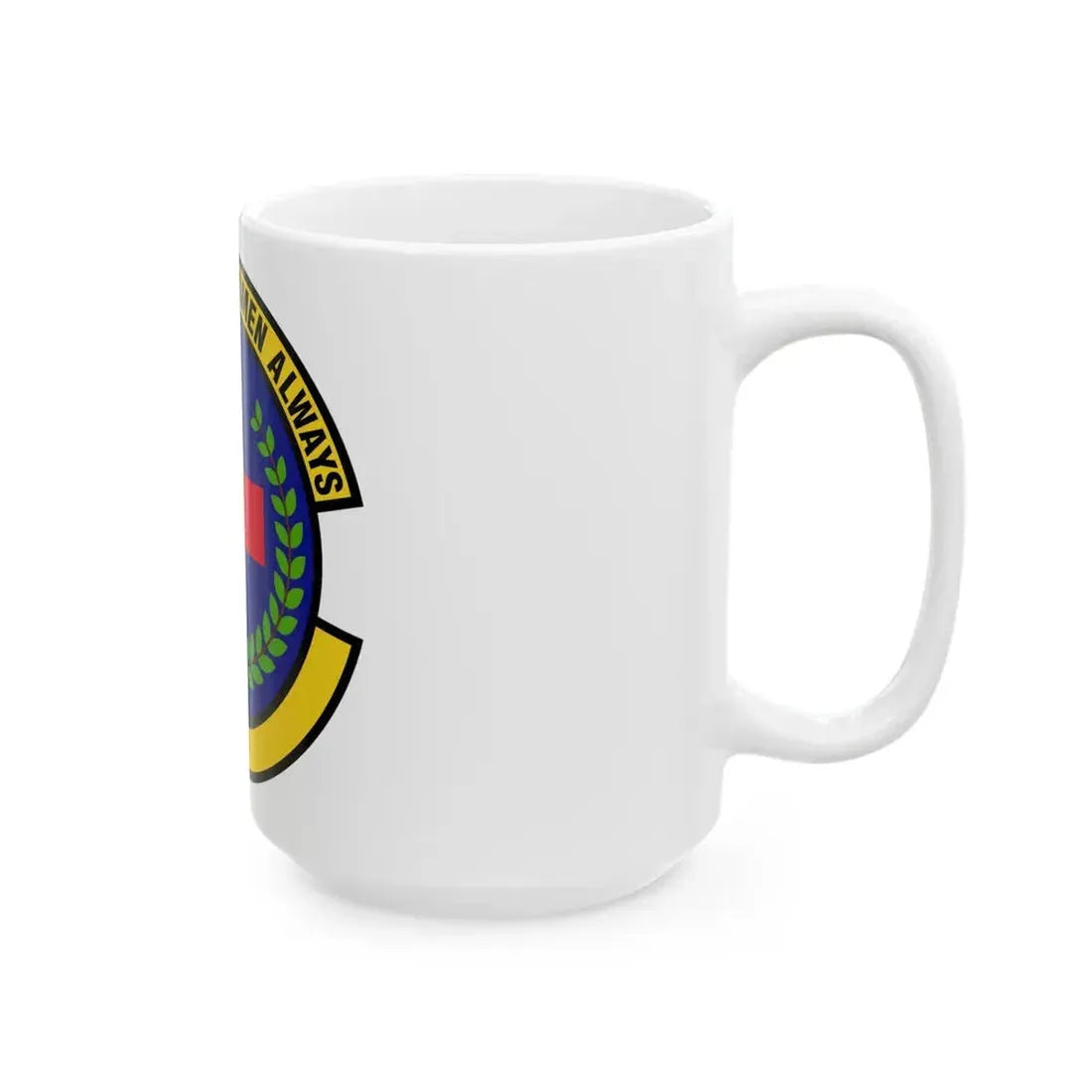 22 Healthcare Operations Squadron AMC (U.S. Air Force) White Coffee Mug - Go Mug Yourself