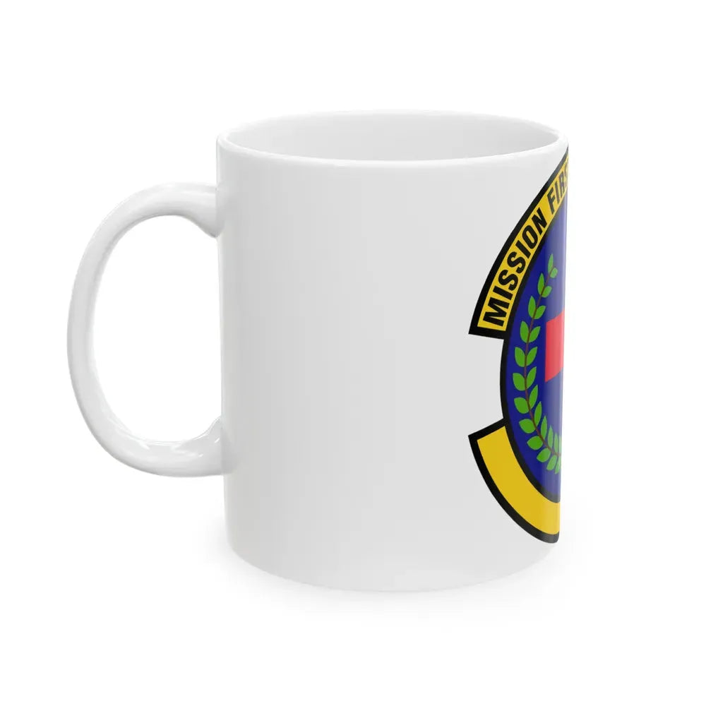 22 Healthcare Operations Squadron AMC (U.S. Air Force) White Coffee Mug - Go Mug Yourself