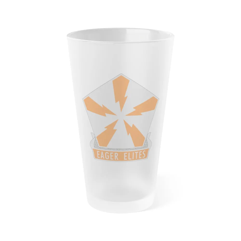 22 Signal Brigade 2 (U.S. Army) Frosted Pint Glass 16oz-Go Mug Yourself