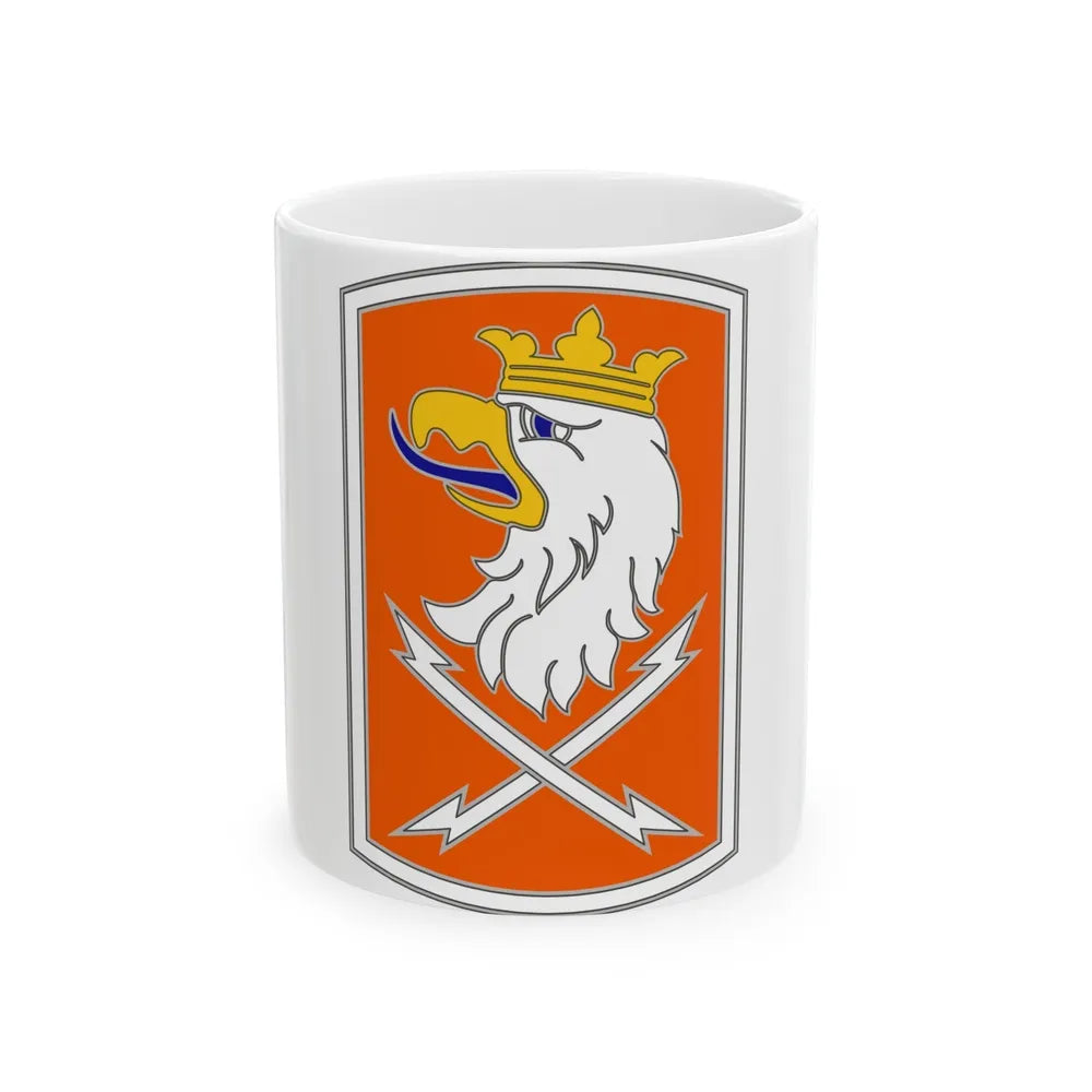 22 Signal Brigade 3 (U.S. Army) White Coffee Mug-11oz-Go Mug Yourself