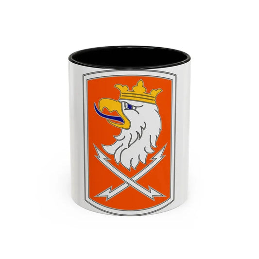 22 Signal Brigade 3 (U.S. Army) Accent Coffee Mug 11oz Black - Go Mug Yourself