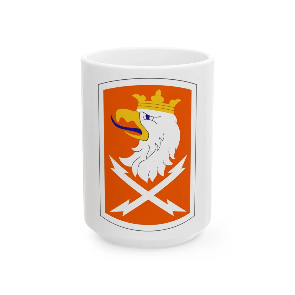 22 Signal Brigade (U.S. Army) White Coffee Mug-15oz-Go Mug Yourself