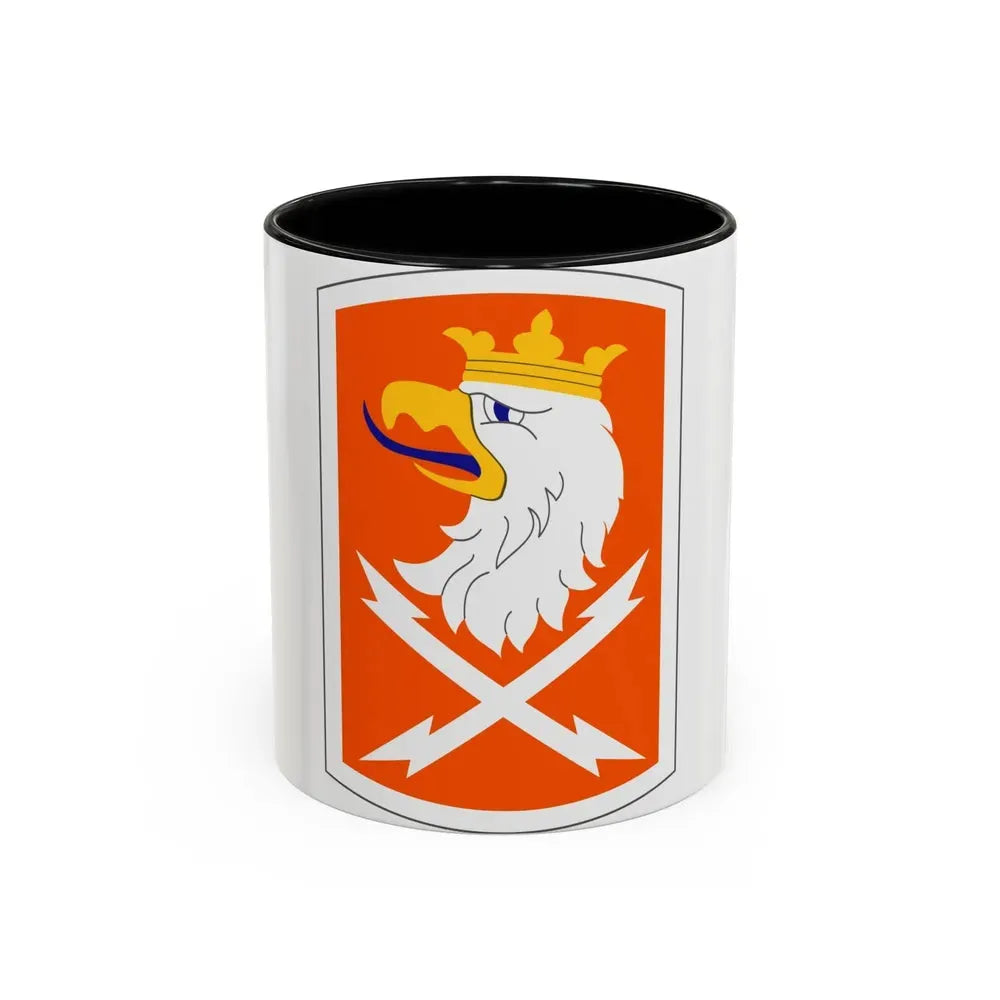 22 Signal Brigade (U.S. Army) Accent Coffee Mug 11oz Black - Go Mug Yourself