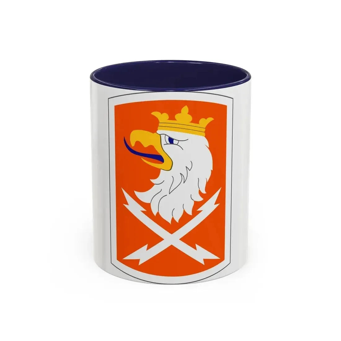 22 Signal Brigade (U.S. Army) Accent Coffee Mug 11oz Navy - Go Mug Yourself