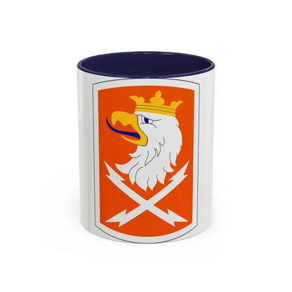 22 Signal Brigade (U.S. Army) Accent Coffee Mug 11oz Navy - Go Mug Yourself
