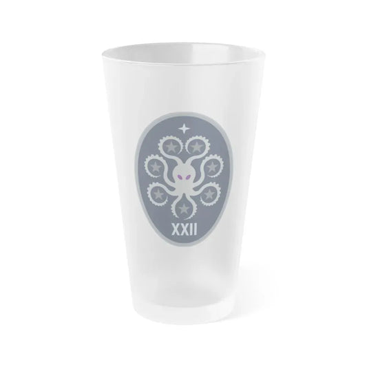 22 Space Operations Squadron (U.S. Space Force) Frosted Pint Glass 16oz Default Title - Go Mug Yourself