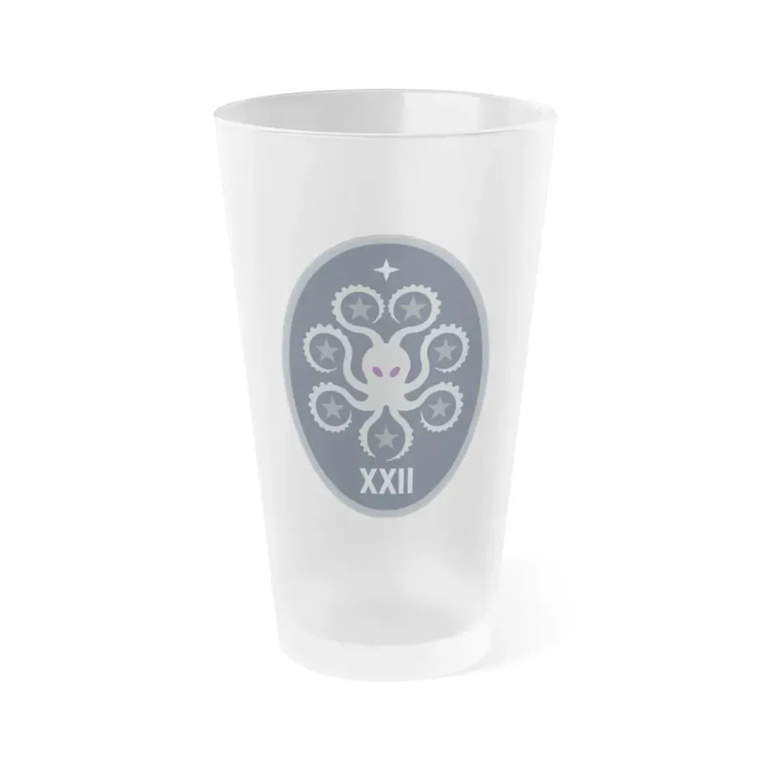 22 Space Operations Squadron (U.S. Space Force) Frosted Pint Glass 16oz Default Title - Go Mug Yourself