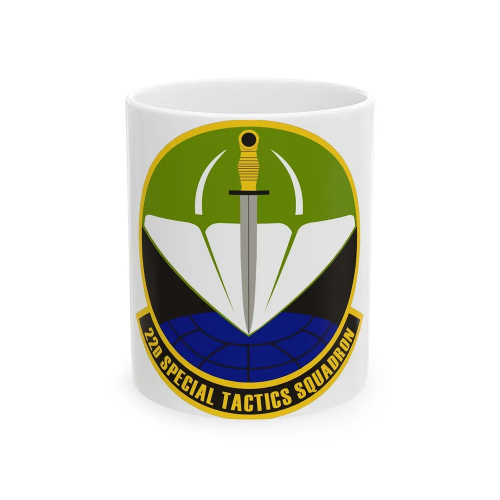 22 Special Tactics Sq AFSOC (U.S. Air Force) White Coffee Mug-11oz-Go Mug Yourself