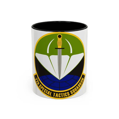 22 Special Tactics Sq AFSOC (U.S. Air Force) Accent Coffee Mug 11oz Black - Go Mug Yourself