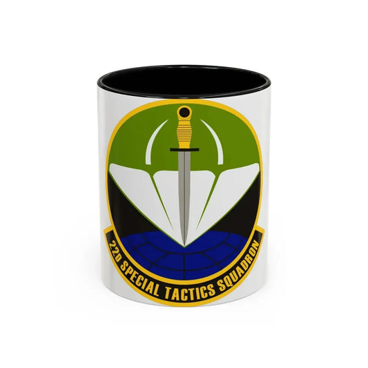 22 Special Tactics Sq AFSOC (U.S. Air Force) Accent Coffee Mug 11oz Black - Go Mug Yourself