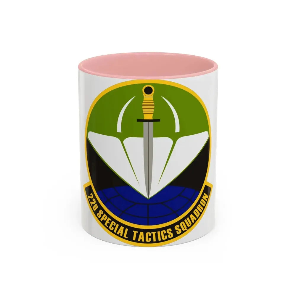 22 Special Tactics Sq AFSOC (U.S. Air Force) Accent Coffee Mug 11oz Pink - Go Mug Yourself