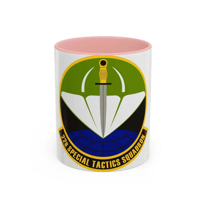 22 Special Tactics Sq AFSOC (U.S. Air Force) Accent Coffee Mug 11oz Pink - Go Mug Yourself