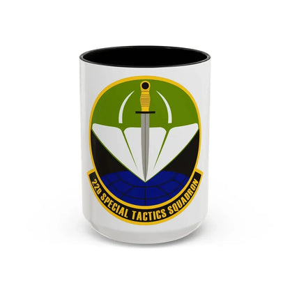 22 Special Tactics Sq AFSOC (U.S. Air Force) Accent Coffee Mug 15oz Black - Go Mug Yourself