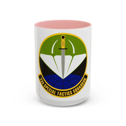 22 Special Tactics Sq AFSOC (U.S. Air Force) Accent Coffee Mug 15oz Pink - Go Mug Yourself