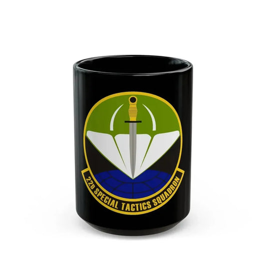 22 Special Tactics Sq AFSOC (U.S. Air Force) Black Coffee Mug 15oz - Go Mug Yourself
