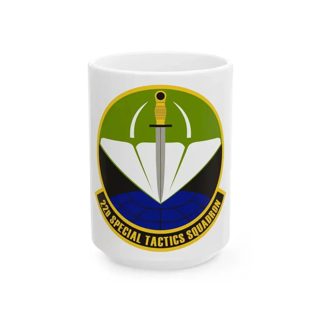 22 Special Tactics Sq AFSOC (U.S. Air Force) White Coffee Mug 15oz - Go Mug Yourself