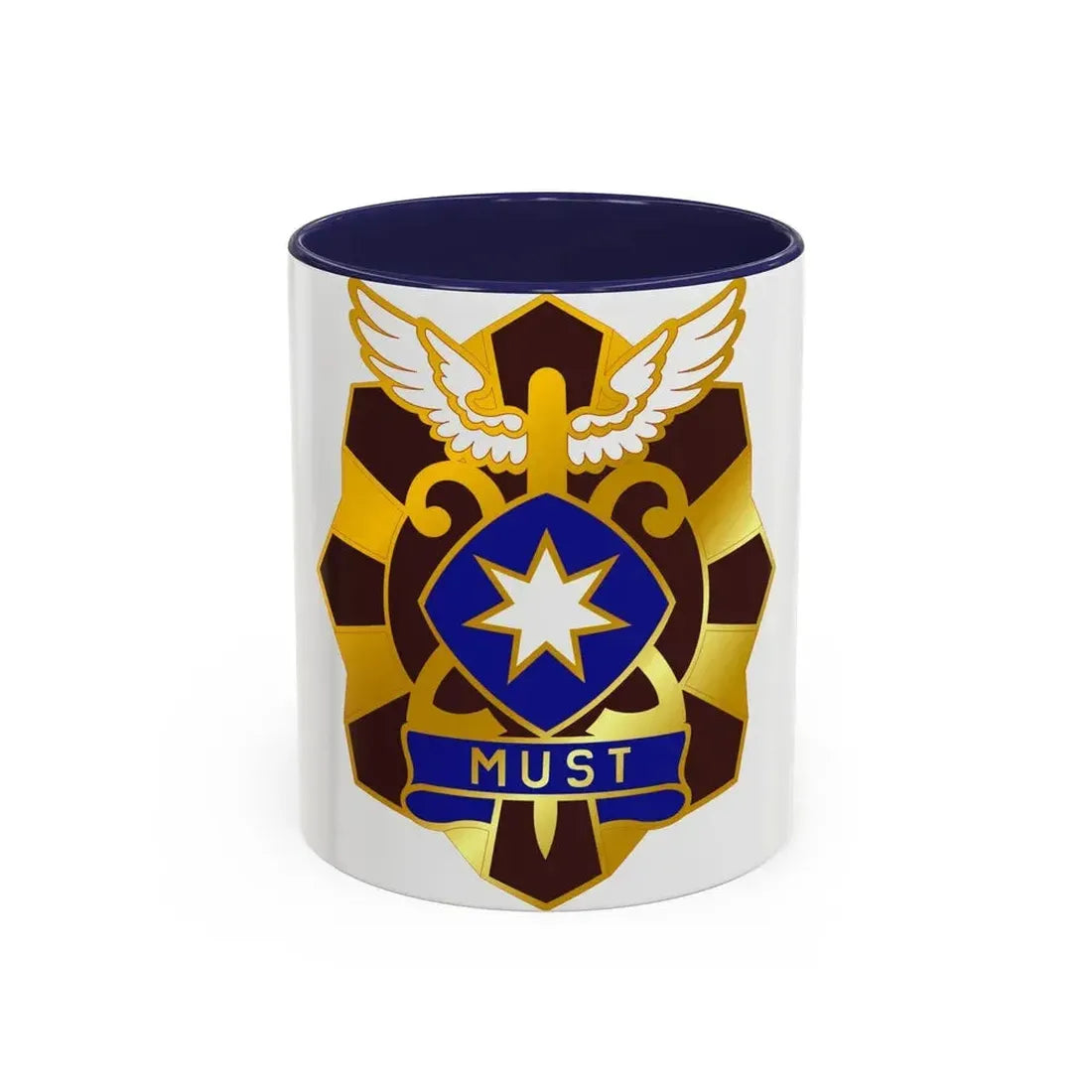 22 Surgical Hospital (U.S. Army) Accent Coffee Mug 11oz Navy - Go Mug Yourself