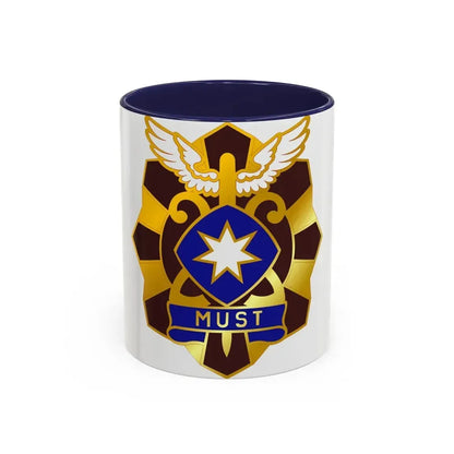 22 Surgical Hospital (U.S. Army) Accent Coffee Mug 11oz Navy - Go Mug Yourself
