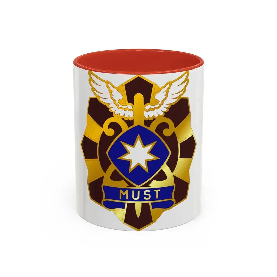 22 Surgical Hospital (U.S. Army) Accent Coffee Mug 11oz Red - Go Mug Yourself