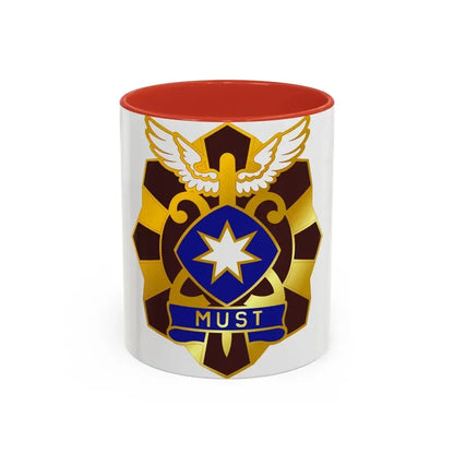 22 Surgical Hospital (U.S. Army) Accent Coffee Mug 11oz Red - Go Mug Yourself