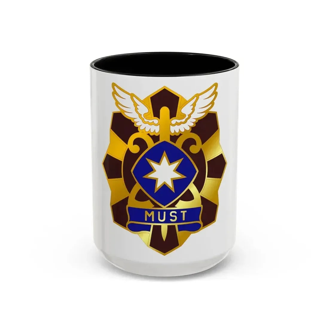 22 Surgical Hospital (U.S. Army) Accent Coffee Mug 15oz Black - Go Mug Yourself