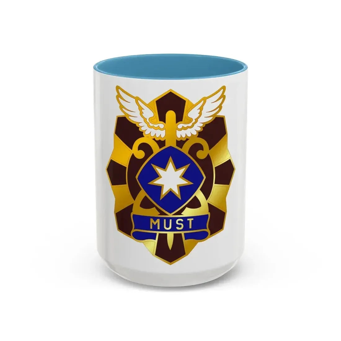 22 Surgical Hospital (U.S. Army) Accent Coffee Mug 15oz Light Blue - Go Mug Yourself