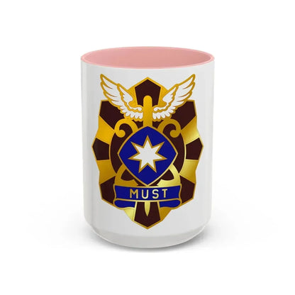 22 Surgical Hospital (U.S. Army) Accent Coffee Mug 15oz Pink - Go Mug Yourself