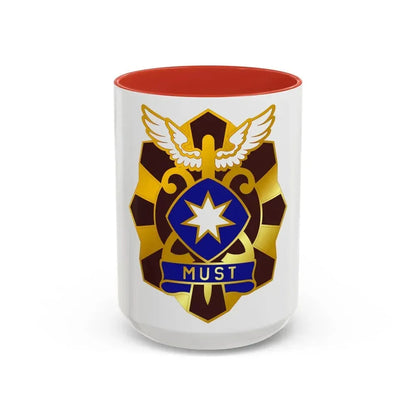 22 Surgical Hospital (U.S. Army) Accent Coffee Mug 15oz Red - Go Mug Yourself