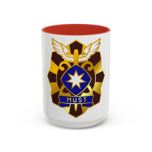 22 Surgical Hospital (U.S. Army) Accent Coffee Mug 15oz Red - Go Mug Yourself