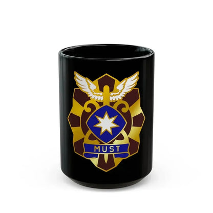 22 Surgical Hospital (U.S. Army) Black Coffee Mug 15oz - Go Mug Yourself