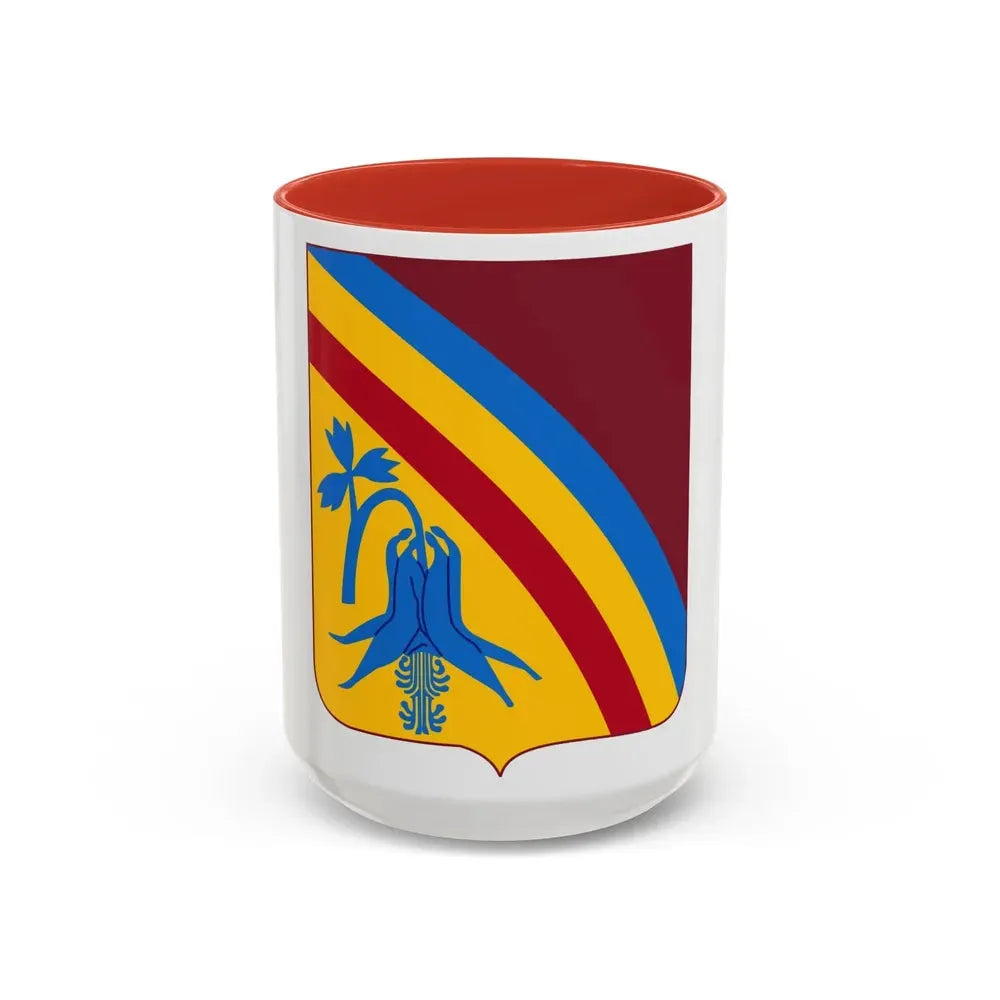 22 Transportation Battalion 2 (U.S. Army) Accent Coffee Mug 15oz Red - Go Mug Yourself