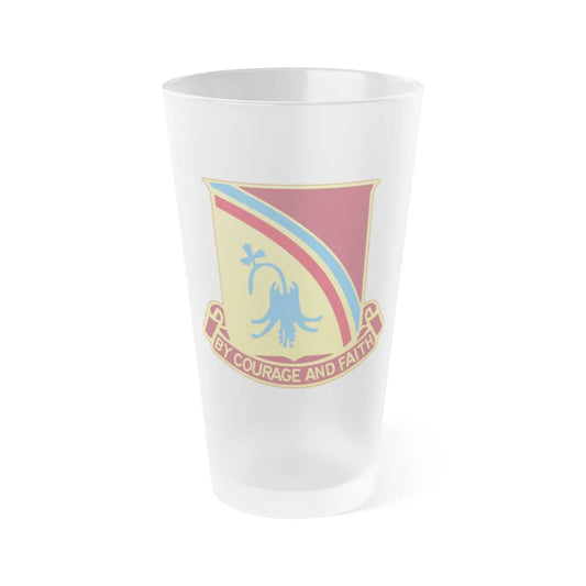 22 Transportation Battalion (U.S. Army) Frosted Pint Glass 16oz-Go Mug Yourself