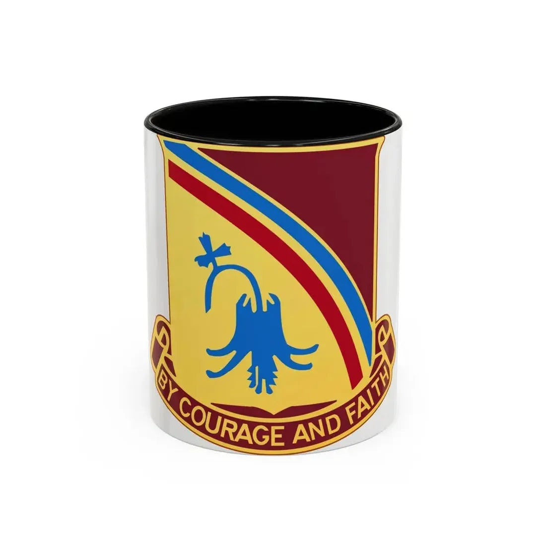 22 Transportation Battalion (U.S. Army) Accent Coffee Mug 11oz Black - Go Mug Yourself
