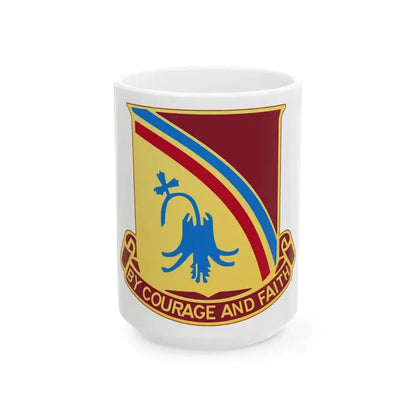 22 Transportation Battalion (U.S. Army) White Coffee Mug 15oz - Go Mug Yourself