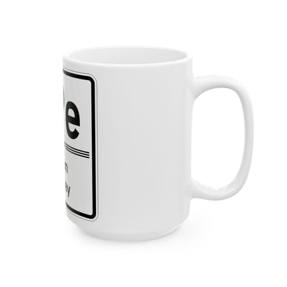 Pelham Pkwy Shield free (New York) (Road Sign) White Coffee Mug