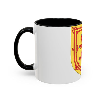 Royal Arms of the Kingdom of Scotland - Accent Coffee Mug