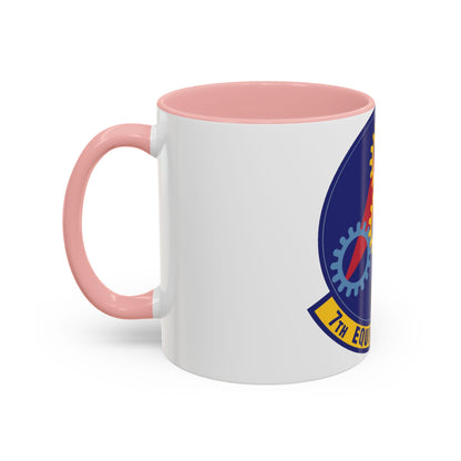 7th Equipment Maintenance Squadron (U.S. Air Force) Accent Coffee Mug