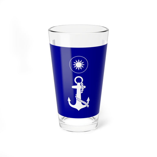ROCN Fleet Commanders Flag 1962 (China) Pint Glass 16oz