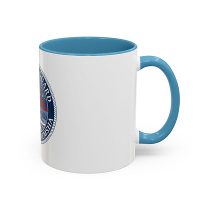 USCG STA MENEMSHA (U.S. Coast Guard) Accent Coffee Mug