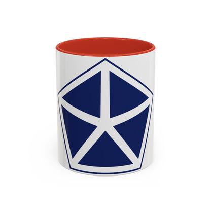 V Corps United States (U.S. Army) Accent Coffee Mug