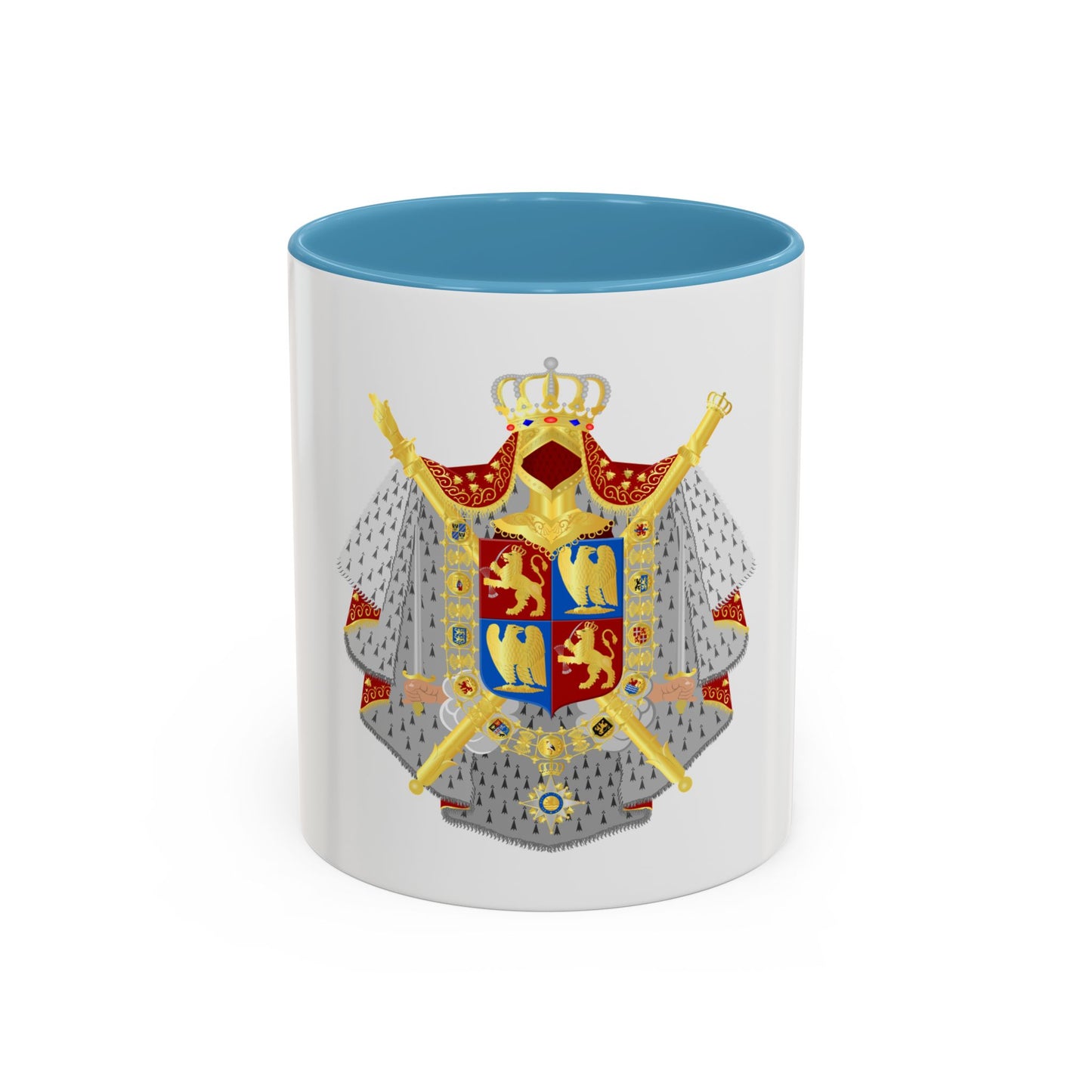 Coat of arms of kingdom Holland King Lodewijk 1808 - Accent Coffee Mug