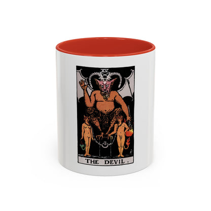 The Devil (Tarot Card) Accent Coffee Mug