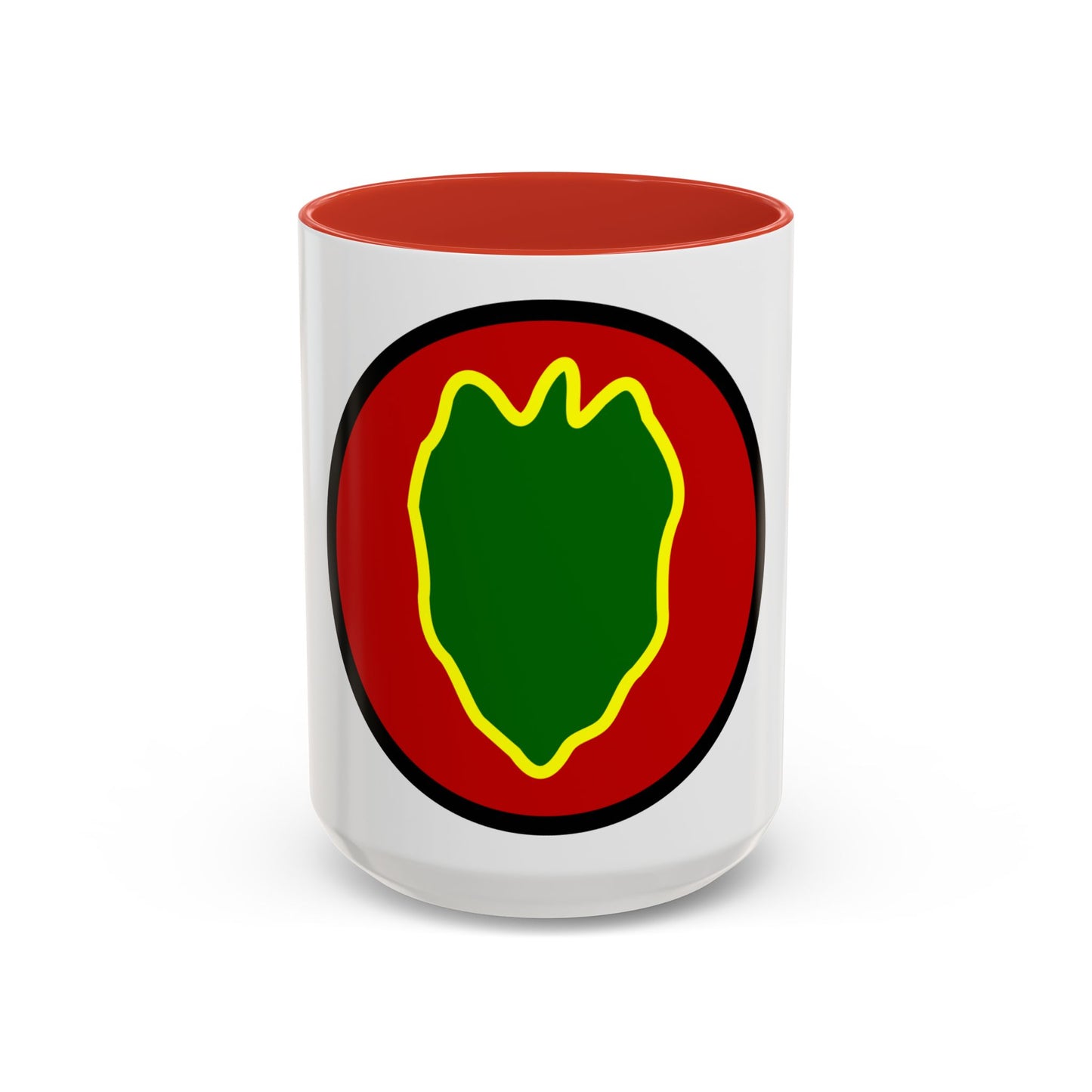 24 Infantry Division SSI (U.S. Army) Accent Coffee Mug