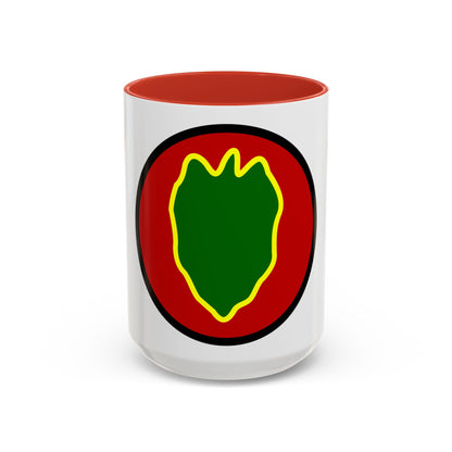 24 Infantry Division SSI (U.S. Army) Accent Coffee Mug
