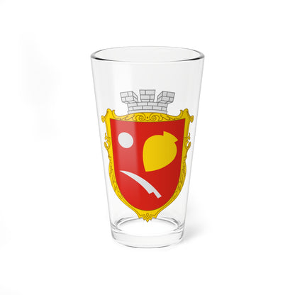 Coat of arms Zhydachiv (Ukraine) (Coat of Arms) Pint Glass 16oz