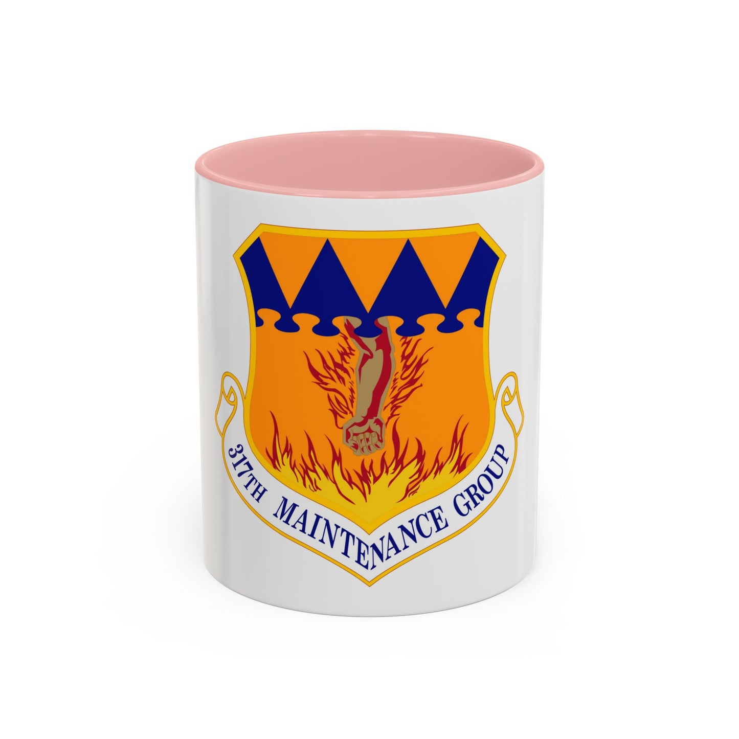 317 Maintenance Group AMC (U.S. Air Force) Accent Coffee Mug