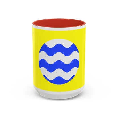 Flag of Fontana Malta - Accent Coffee Mug-15oz-Red-Go Mug Yourself