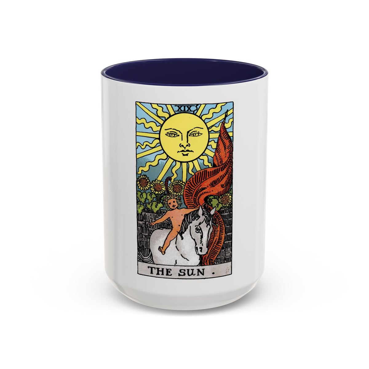 The Sun (Tarot Card) Accent Coffee Mug