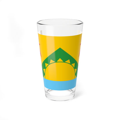 Bidar District Flag (France) Pint Glass 16oz